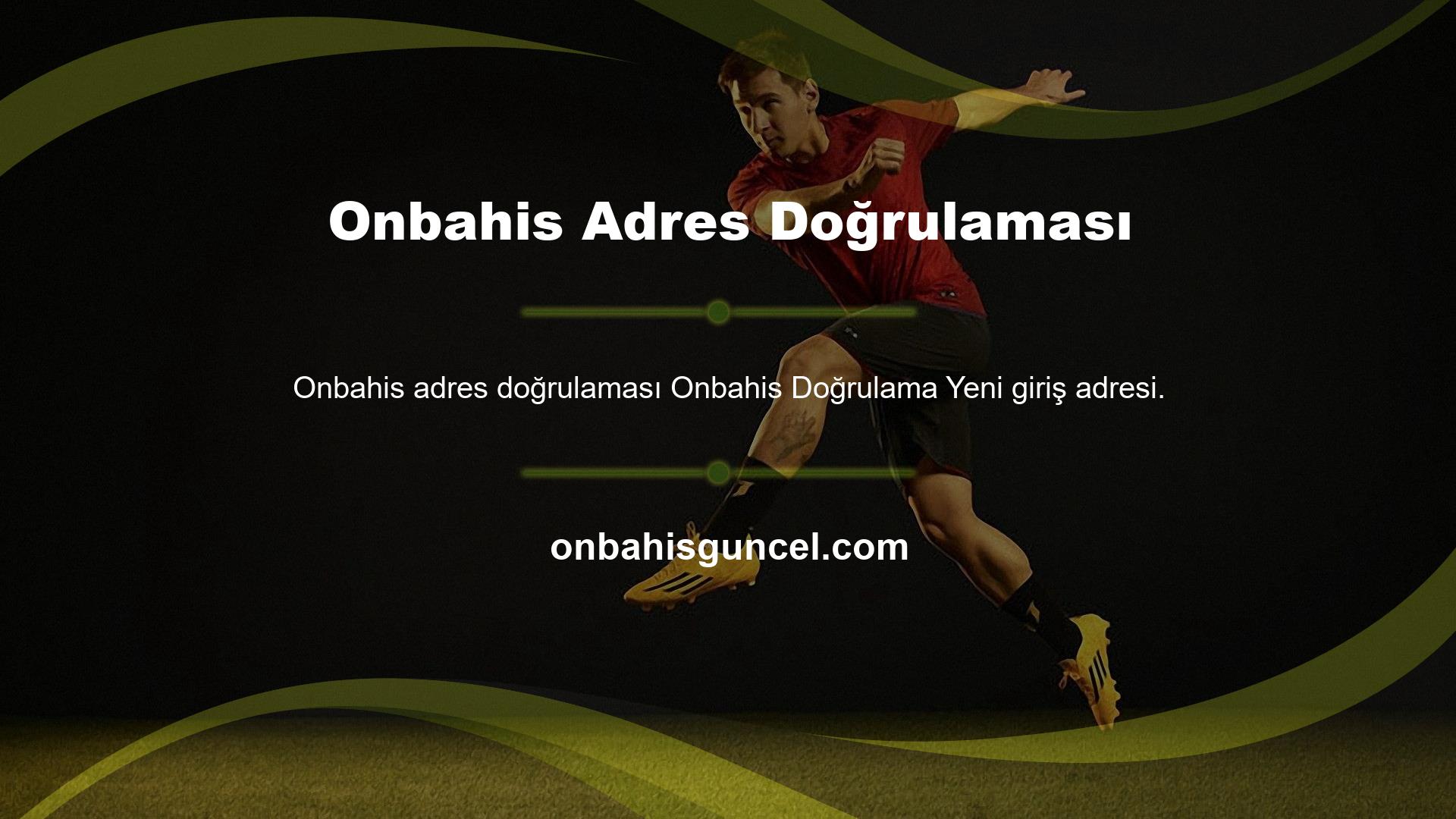 Onbahis doğrulama kullanıcıları, hesaplarına bahisler Onbahis doğrulaması yeni bir giriş adresi yaparken giriş işlemi sırasında kullandıkları şifreye sahiptir