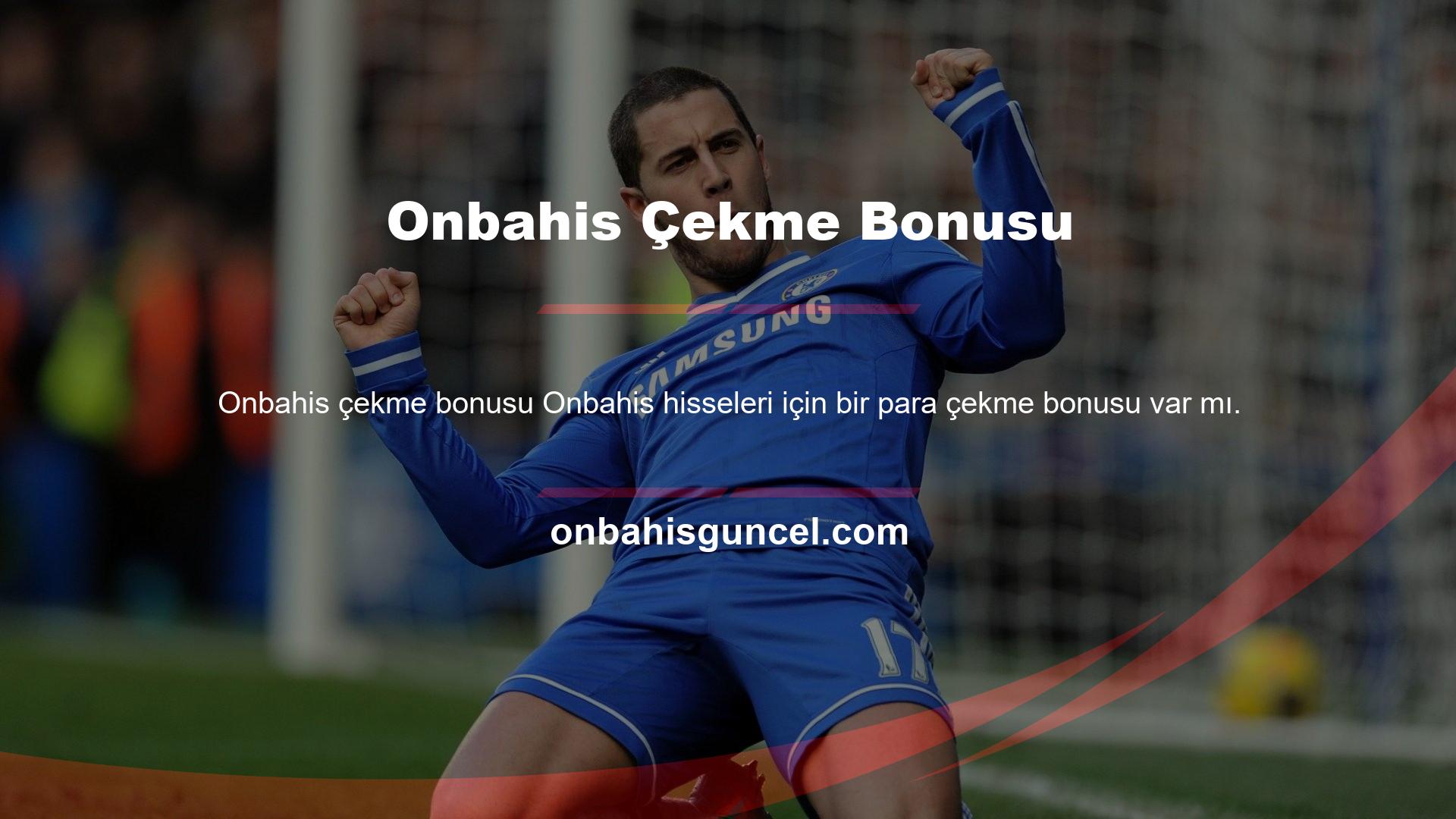 Onbahis para çekme bonusu oyuncular için bir sigorta