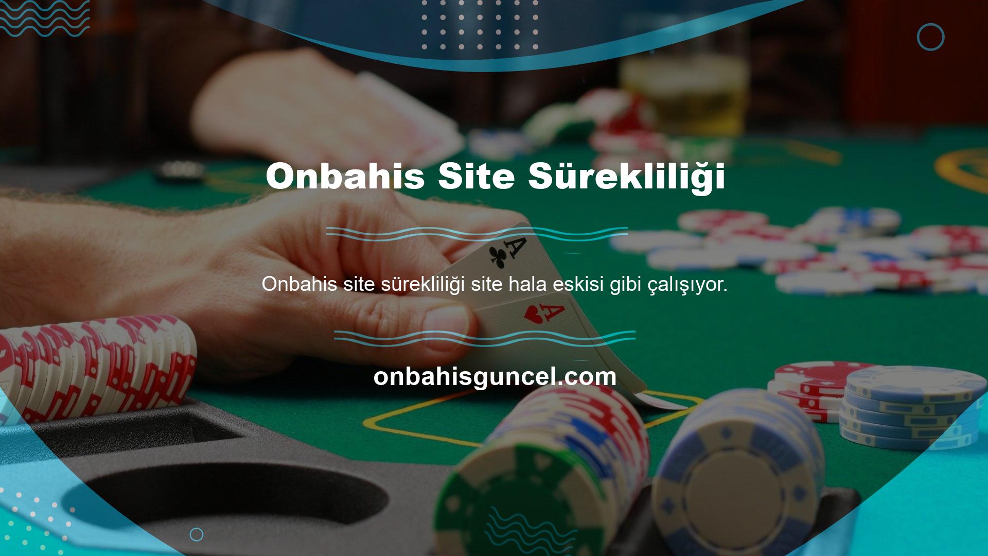 Oyunların nasıl bahis yapacağı veya oynanacağı hakkında hiçbir şey söylemedik