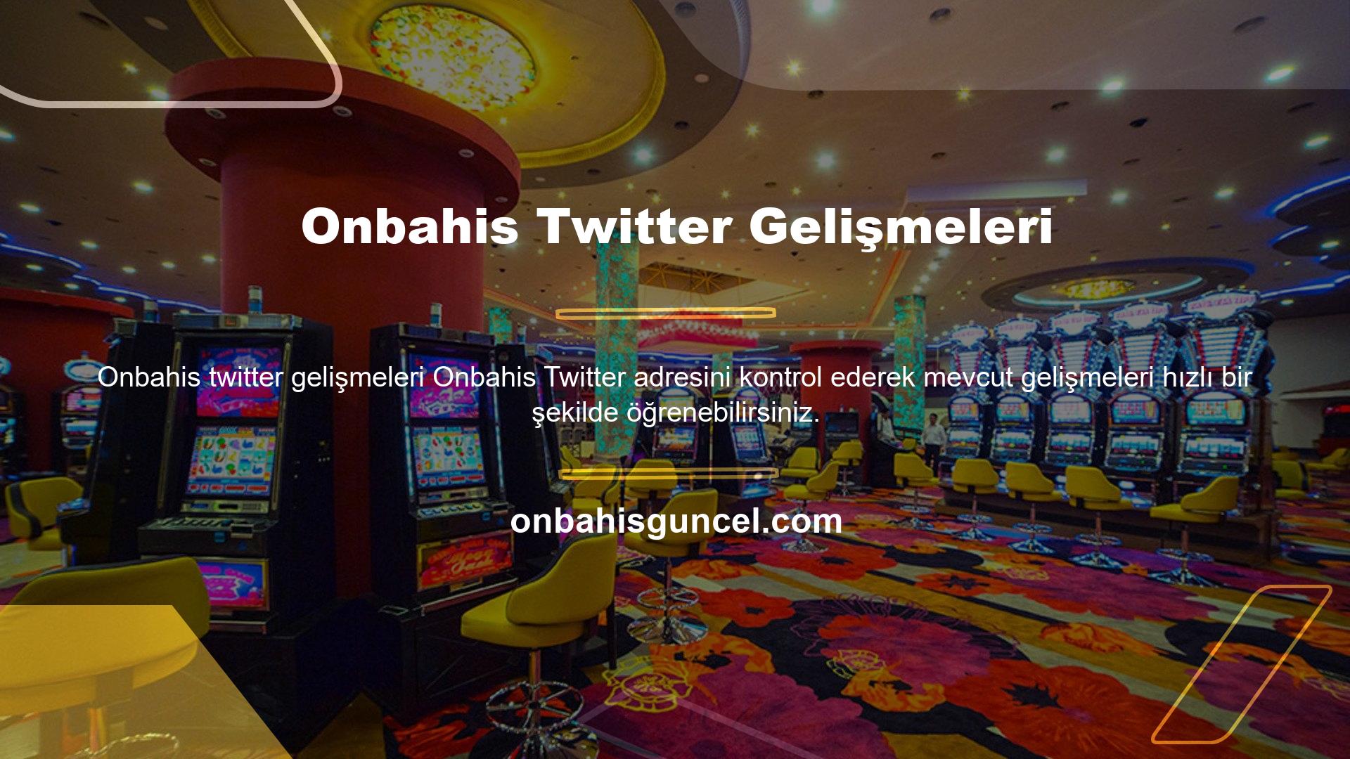 Onbahis casino oyunları nedir